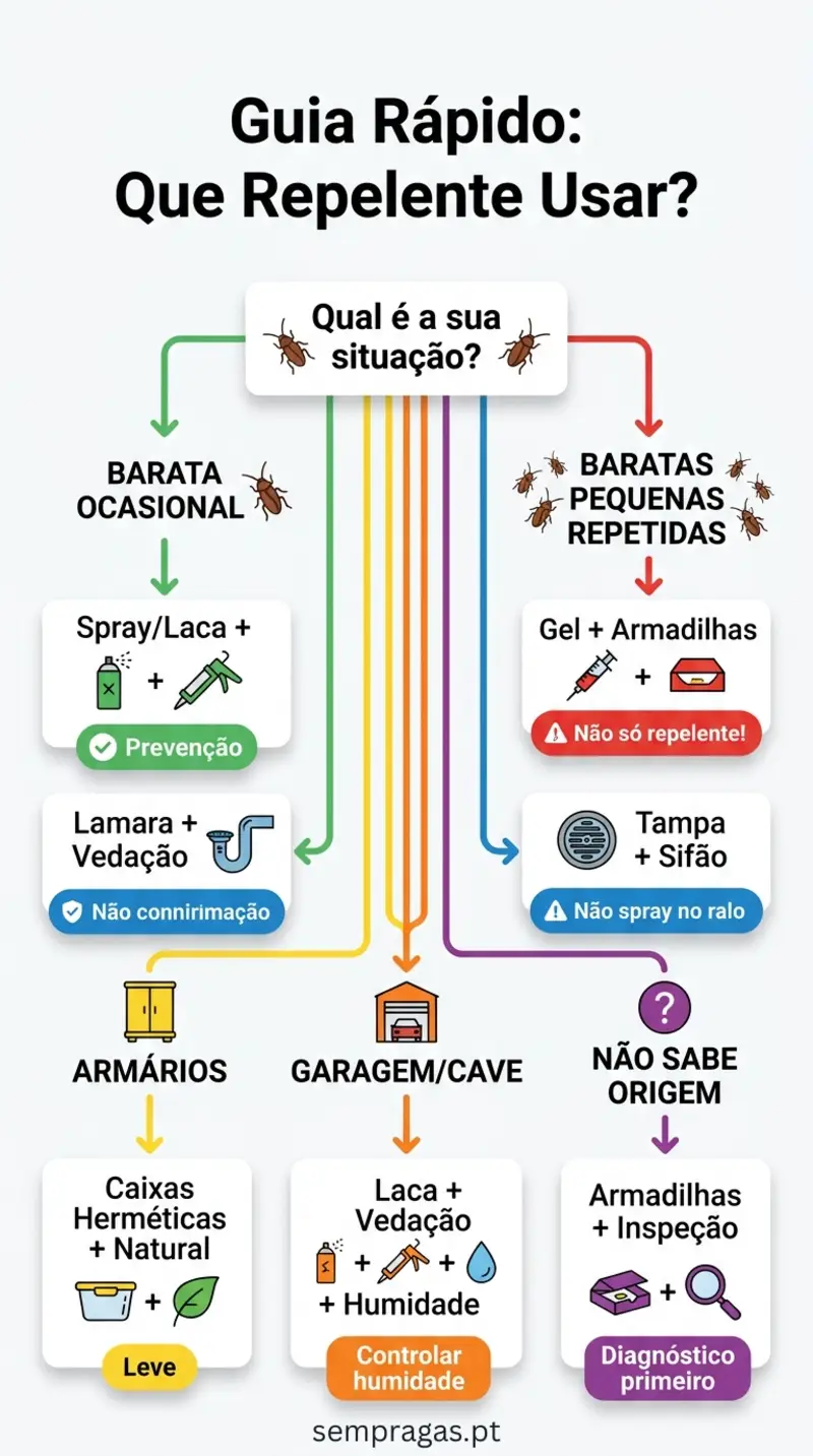 Infográfico: guia rápido — que repelente usar em cada situação